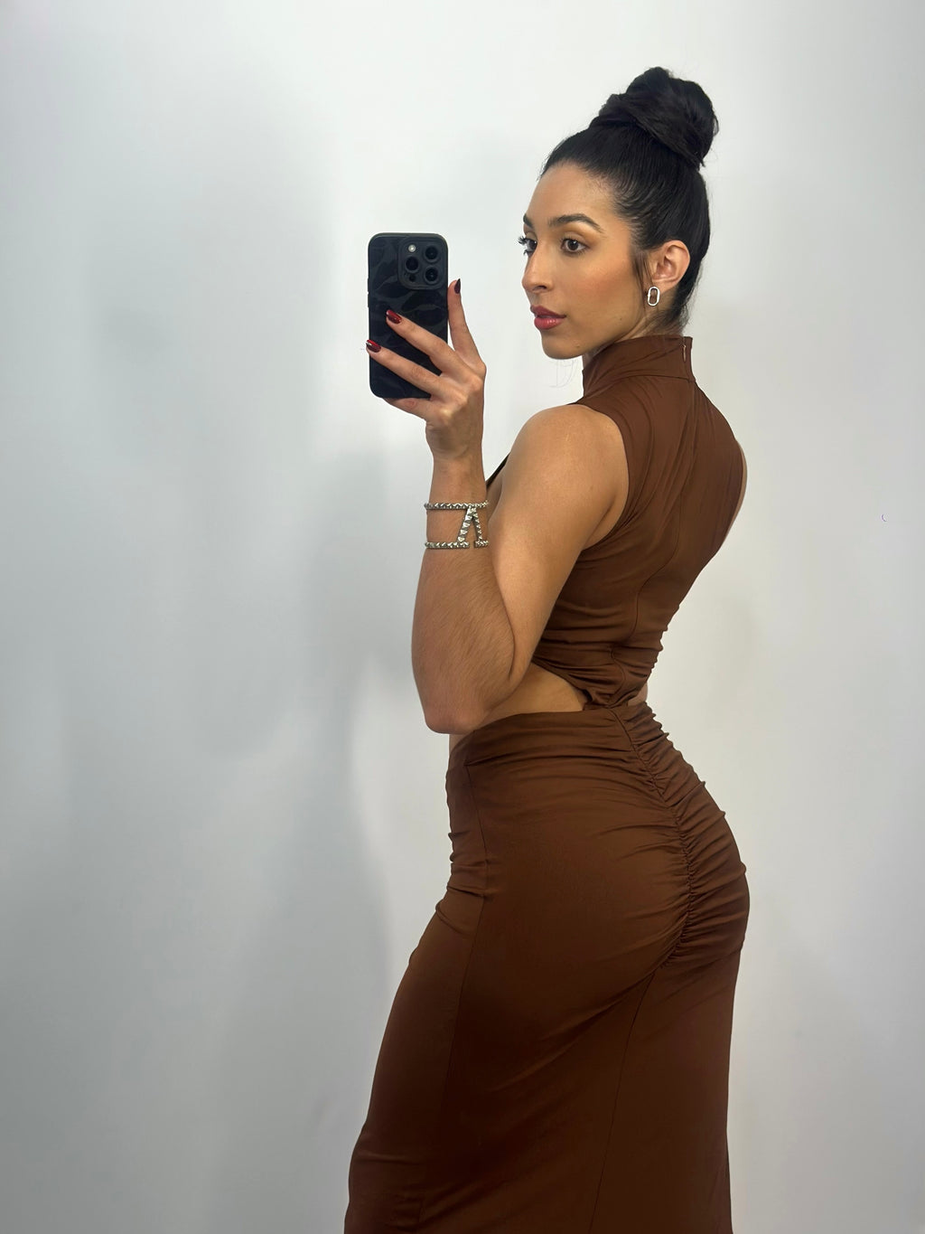 Ámbar Chocolate Dress