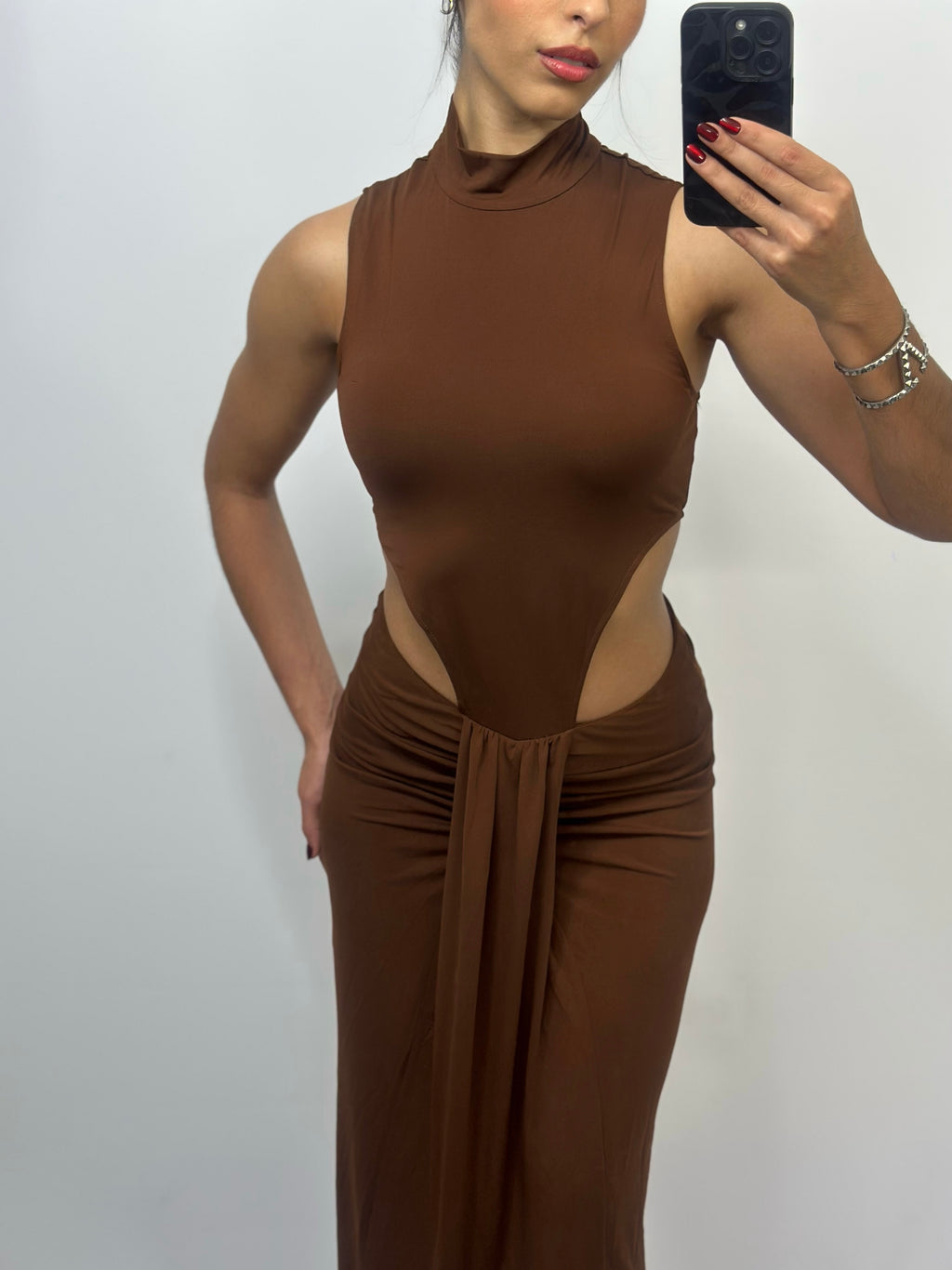 Ámbar Chocolate Dress