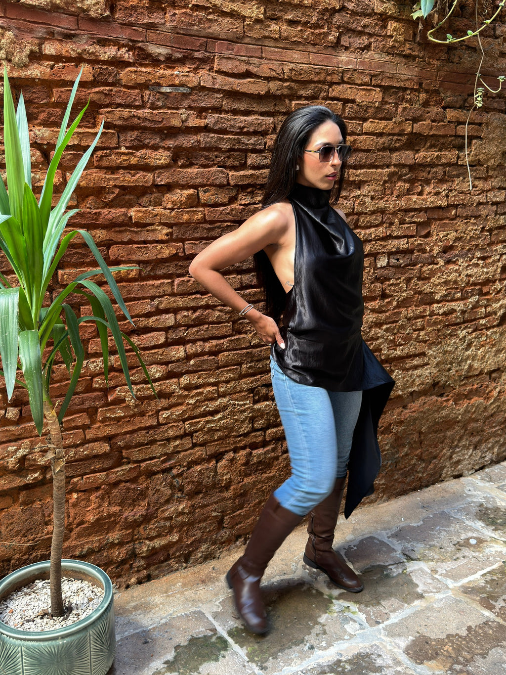 Nocturne Satin Top