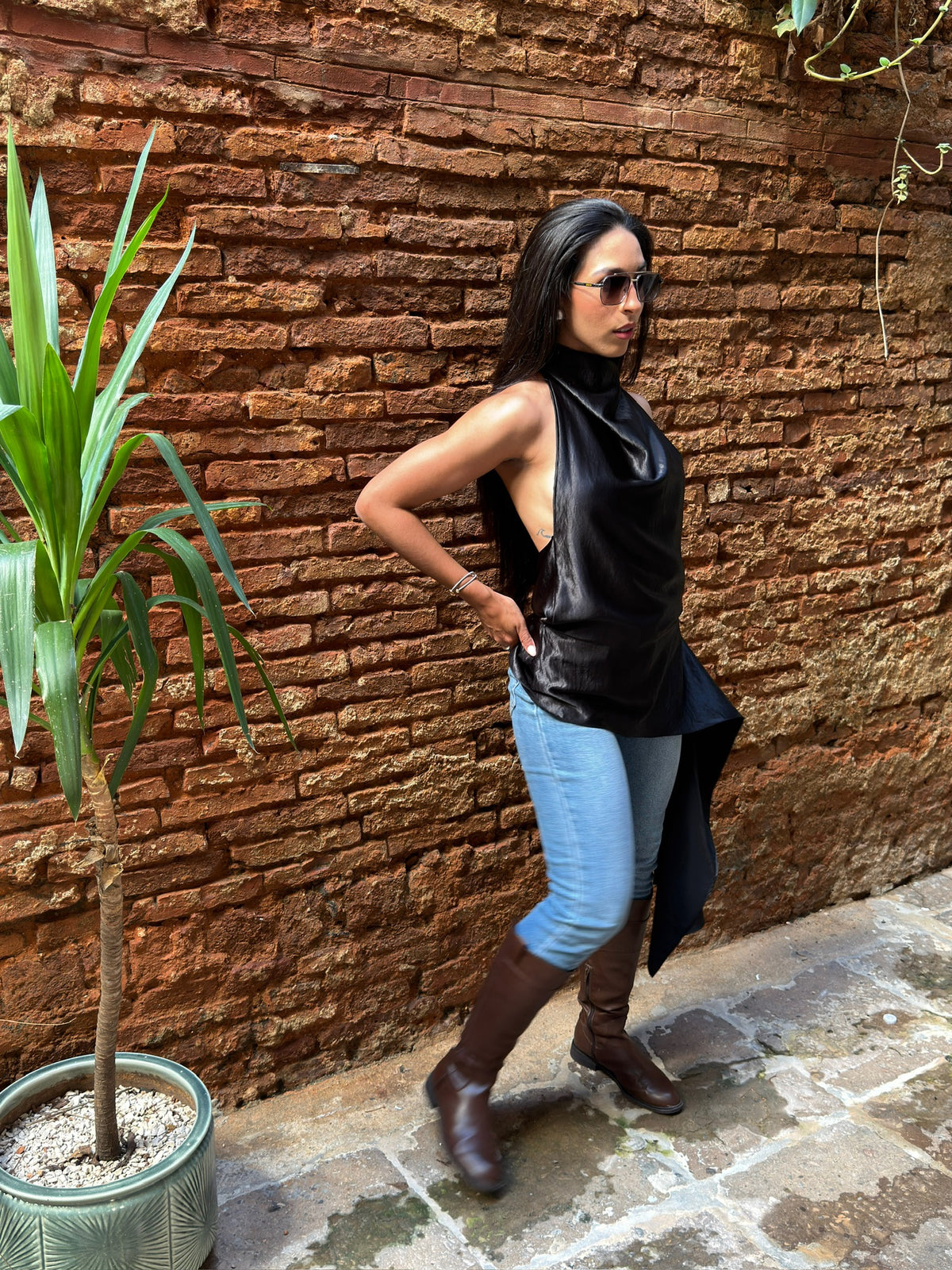 Nocturne Satin Top